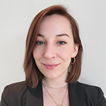 Een portretfoto van Vicky van der Togt